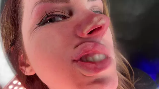 Poster: SneezeGoddess - Messy Pignose Sneezes and Face Distortion