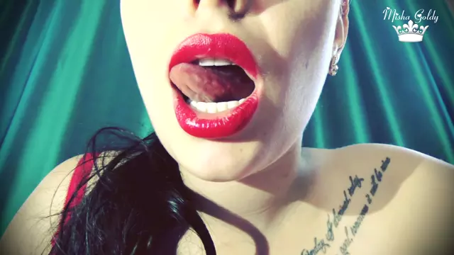 Poster: The Goldy Rush - No Kisses For You Bitch - Mistress Misha Goldy - Russianbeauty