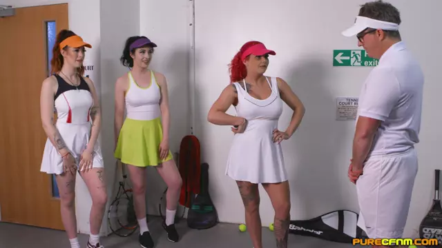Poster: PURECFNM - Ellie Louise, Roxi Keogh, Sofia Rex - Tennis Tent Poster: PURECFNM - Ellie Louise, Roxi Keogh, Sofia Rex - Tennis Tent