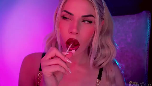 Poster: Goddess Blonde Kitty - Your Sweet Addiction -Handpicked Jerk-Off Instruction