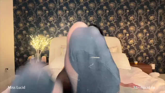 Poster: Miss Lucid - Stockings Feet JOI -Handpicked Jerk-Off Instruction