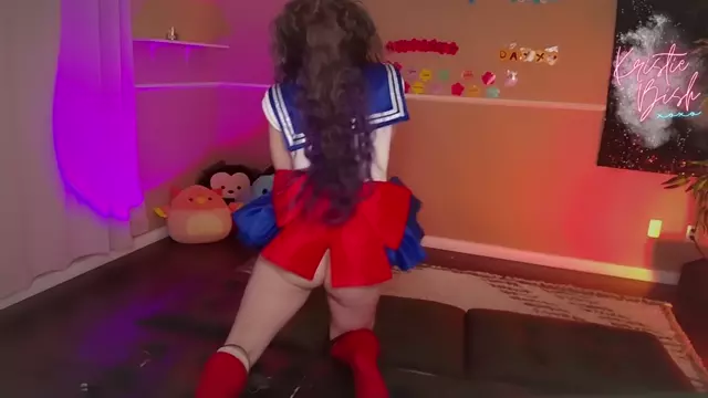 Poster: Kristie Bish - Sailor Moon Fingers Herself -Handpicked Jerk-Off Instruction