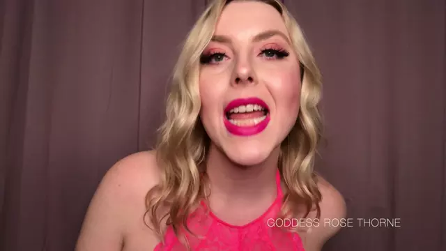 Poster: Goddess Rose Thorne - Fun With Your Cum -Handpicked Jerk-Off Instruction