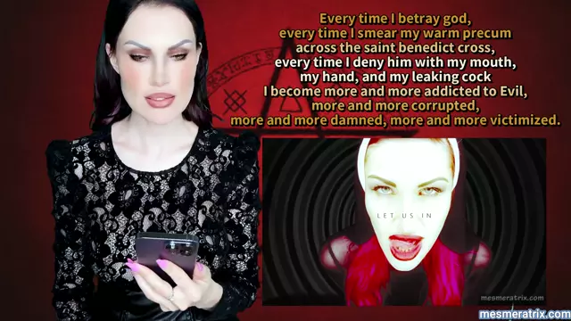 Poster: Lady Mesmeratrix Fucks Your Mind - Letter From A Satanic Slave